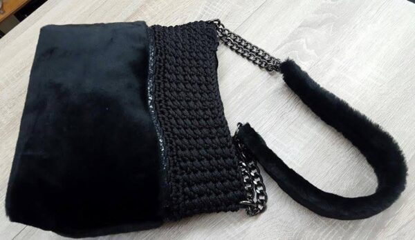 fur handmade bag