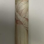 vintage woman χειροποιήτη πασχαλινή λαμπάδα για ενήλικες